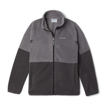 Columbia Basin Trail Branded Full Zip Fleece, Chamarras Grises Oscuro Para Niño | 953170-ZDR